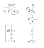 Dataflex Viewmate Workstation - Floor | 52.722 - Image 5