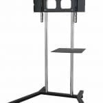 W&E - Mobile TV Stand with Shelf