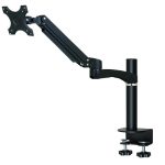 W&E AVA10/12 Series Gas Spring Desk Mount LED/LCD Monitor Arm Stand | Single