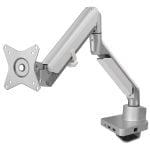 WEGU81DCKS - Single Dynamic Monitor Arm with Built-in Docking Station - Silver Only +£164.99