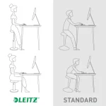 Leitz Ergo Cosy Active Sit Stand Stool 2 in1 - Image 4