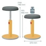 Leitz Ergo Cosy Active Sit Stand Stool 2 in1 - Image 3