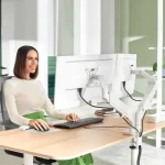 Leitz Ergo Space Saving Dual Monitor Arm - Image 2